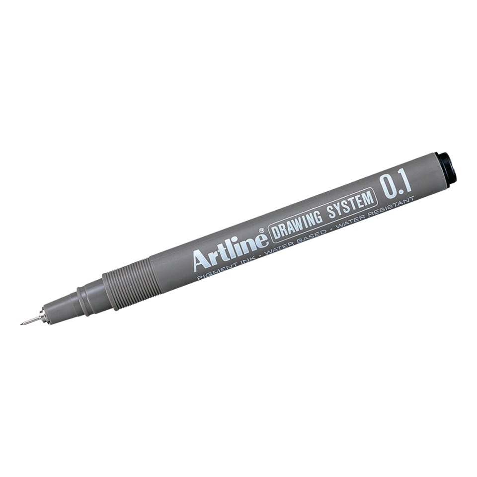 Artline 231 Çizim Kalemi 0.1mm  Siyah