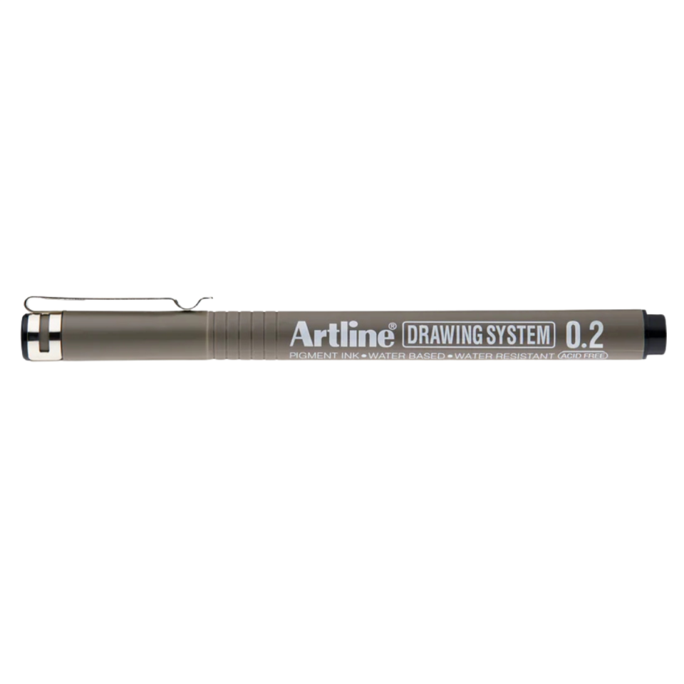 Artline 232 Çizim Kalemi 0.2mm  Siyah