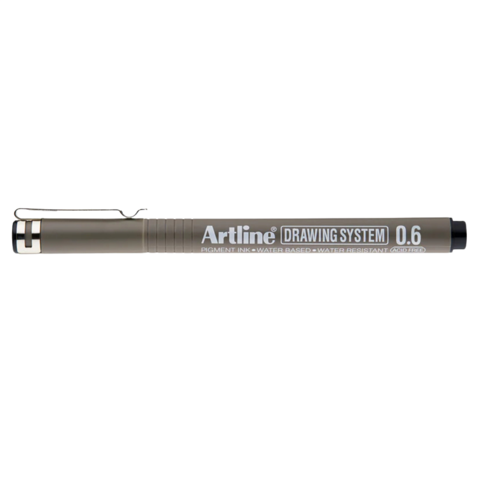 Artline 236 Çizim Kalemi 0.6mm  Siyah
