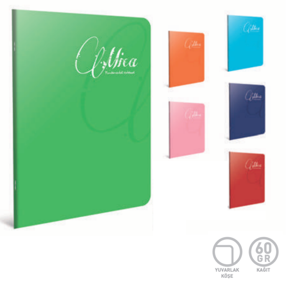 Gıpta 2053 Mıca Dks Pp Kpk Defter A5 60 Yaprak Çizgisiz