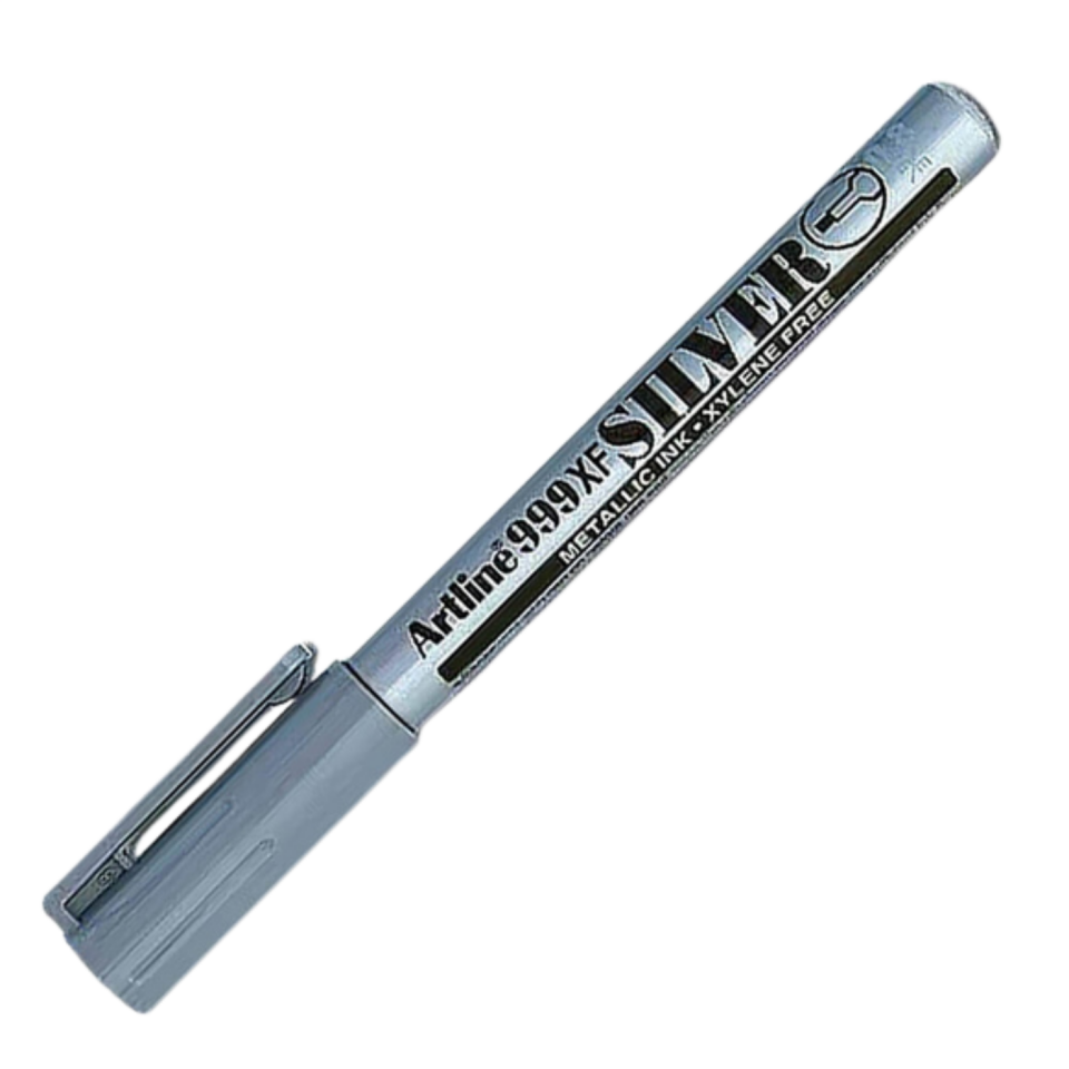 Artline 999Xf Yaldızlı Markör Gümüş