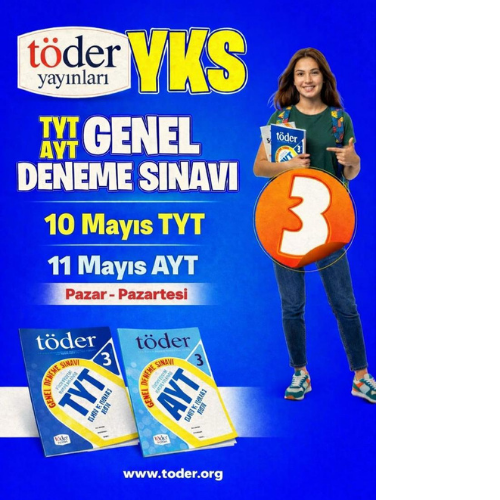 Töder Yayınları Türkiye Geneli YKS Deneme Sınavı - 3